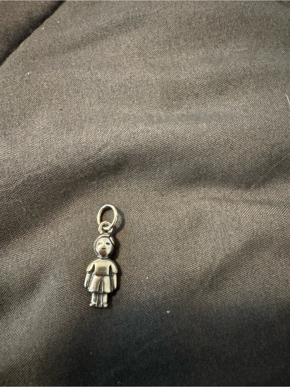 James Avery Silver boy Charm - Silver